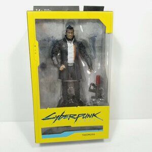 McFarlane Toys Cyberpunk 2077 Takemura Series 2 7in Figure NEW Sticker Damage